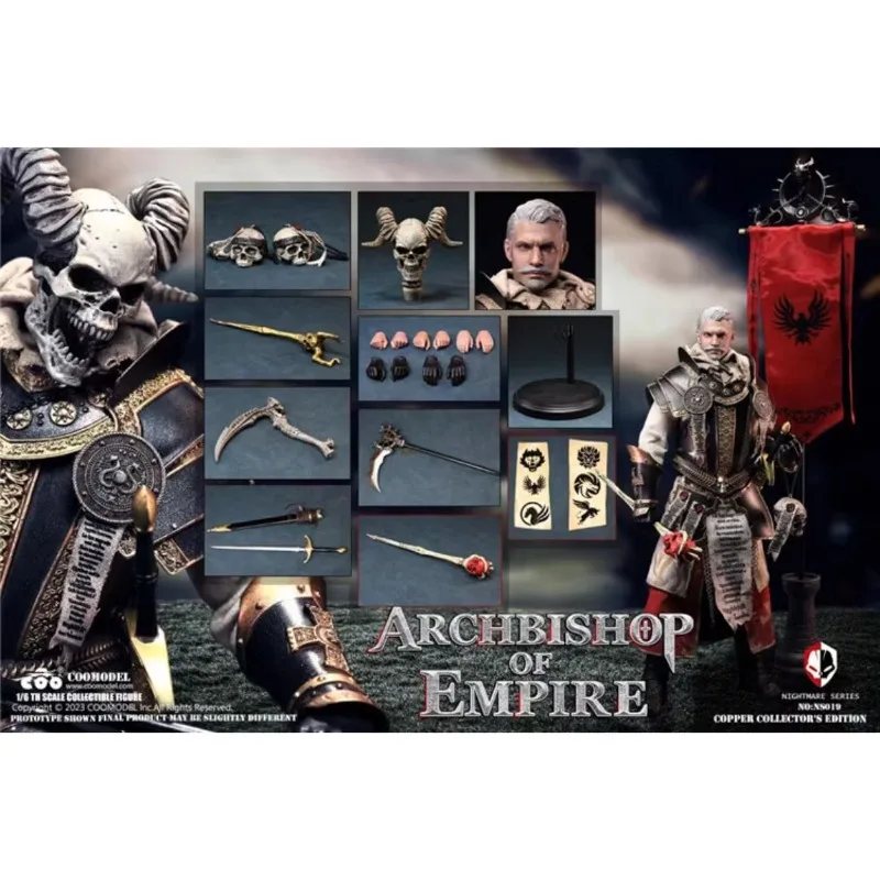 Goods in Stock 100% Original COOMODEL NS016 017 018 019 ARCHBISHOP OF EMPIRE 1/6 Male Soldier Action Model Art Collection Toy