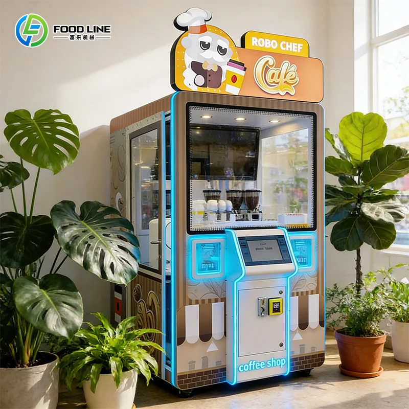 

Customized Coffee Robots Container Robotic Coffee Making Machine Price Robot Machine Coffee