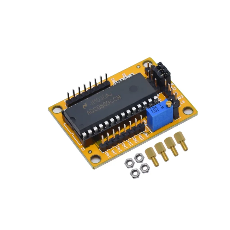 official ADC0809 Module 8-bit 81 Parallel AD Board Analog to Digital Conversion Program Digital Voltmete