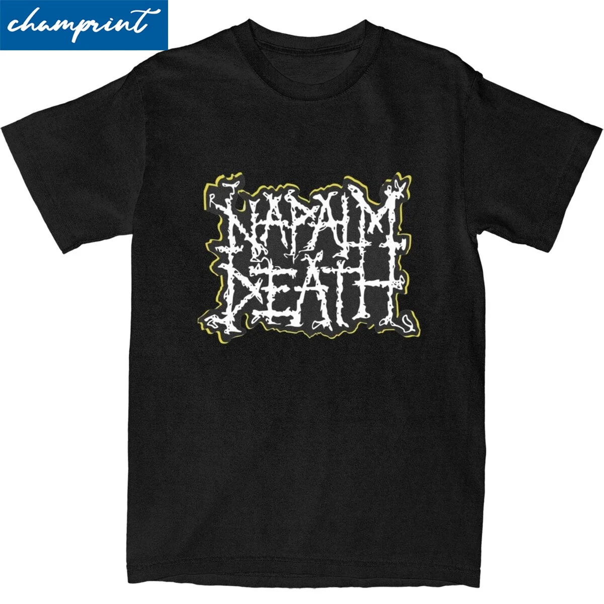 Napalm Death Metal Band T-Shirt For Men Women Cotton Tops Novelty Crewneck Short Sleeve