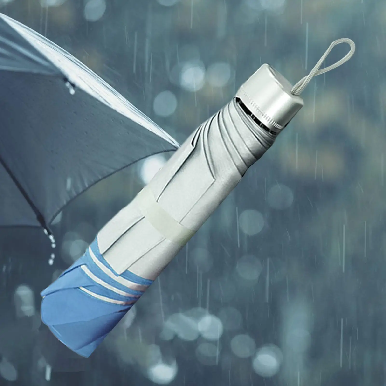 Compact Travel Umbrella Folding Windproof Waterproof Sun Rain Protection for Men Women Fashion Portable Lightweight Outdoor