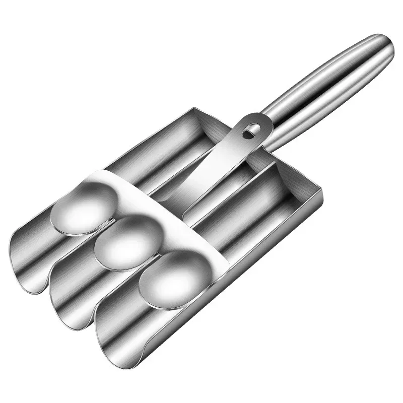 304 Stainless Steel Meatball Scoop Maker Mold for Fish Beef Easy-Release Non-Stick Rice Ball Dumplings DIY Kitchen Tools