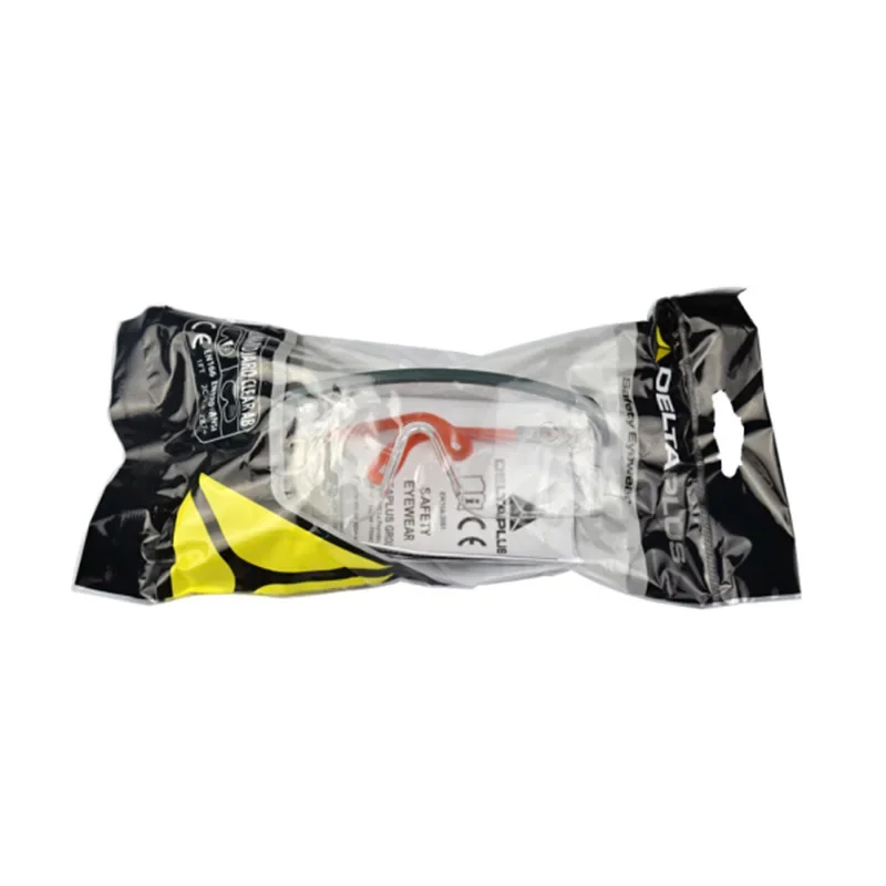 Safety Glasses Personal Protective Equipment, PPE, Eyewear Protection, Clear High Impact, Vented Sides, for Construction, Labora