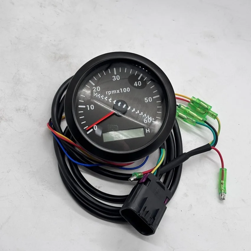 For Mercury 6K 6000 RPM Tachometer Gauge Outboard RPM Meter Outboard Motor