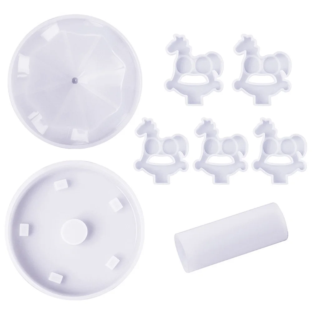 

1Set Silicone DIY Merry-Go-Round Mold Flexible Non-Stick Epoxy Casting Mold Kit for Handcraft Decoration Supplies