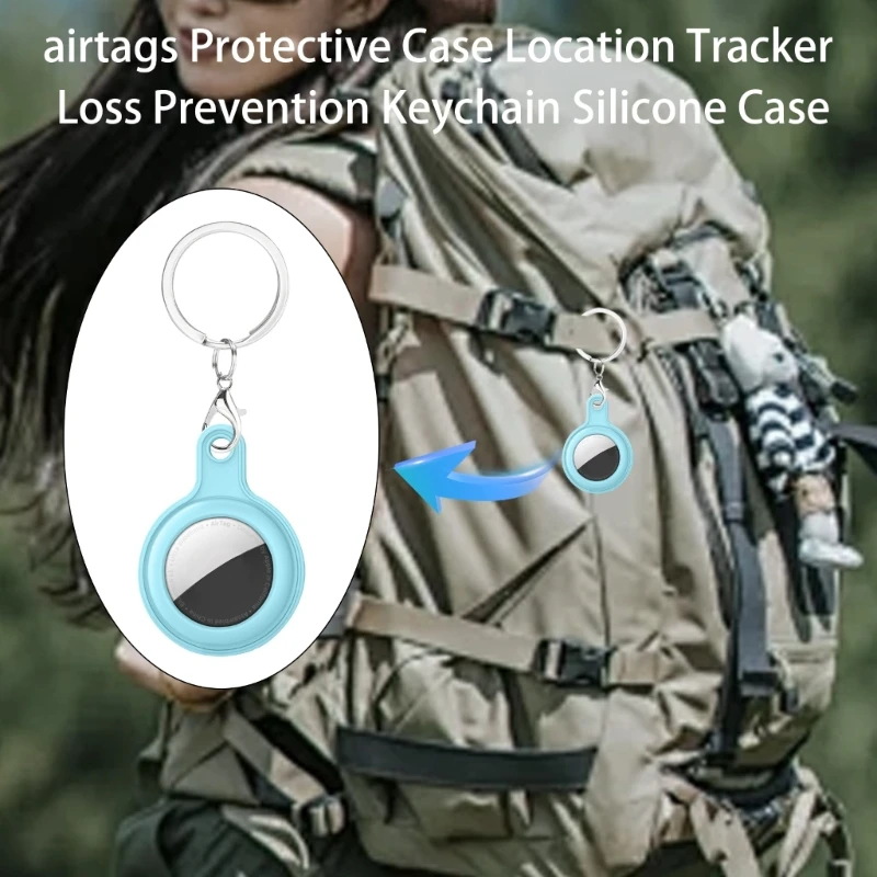 Защитный чехол для трекера, силиконовый защитный рукав, устойчивый к царапинам корпус, чехол в форме брелка, Прямая поставка