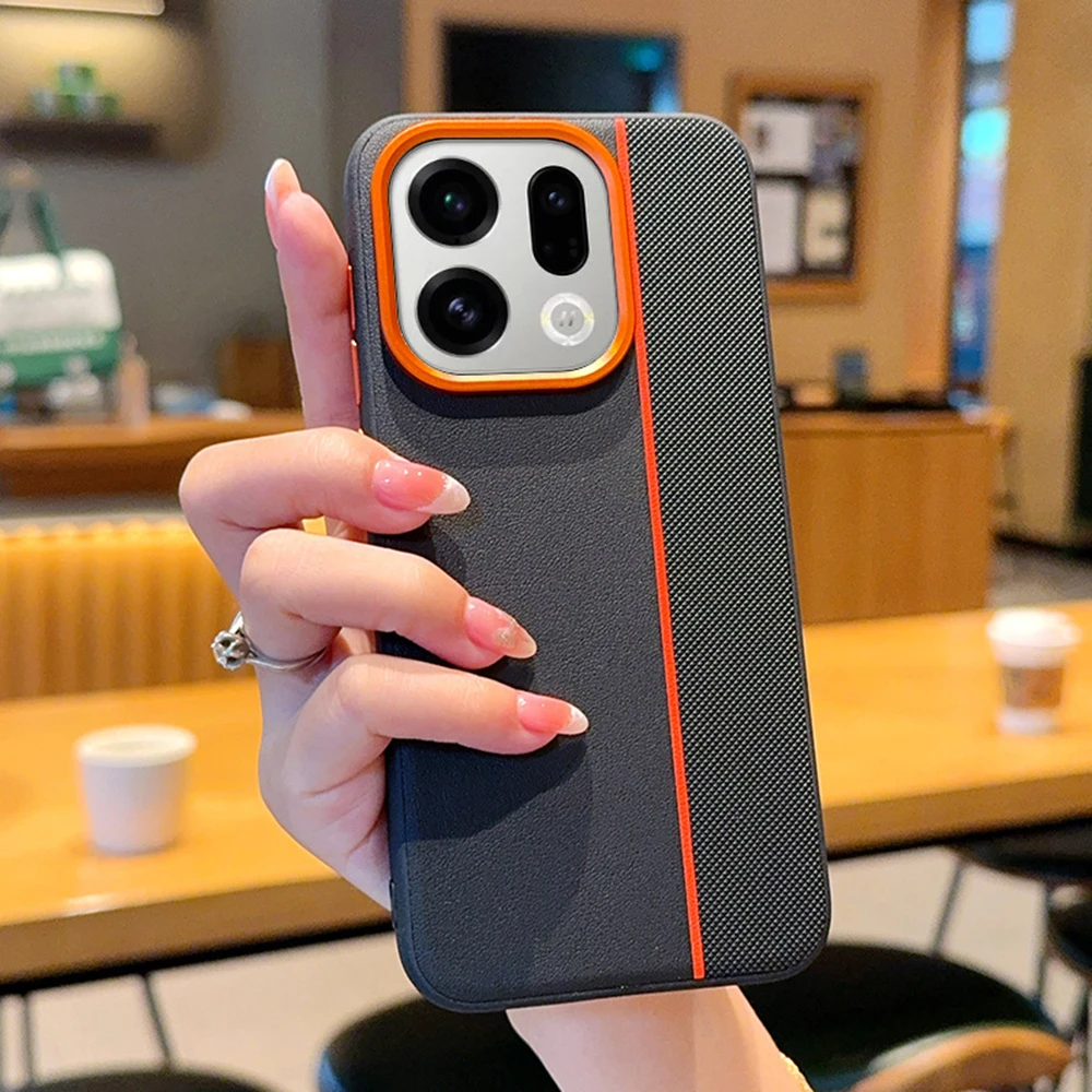 

Phone Case, for Oppo Find X9/X9 Pro/X9 Ultra, Textured Cover, Multiple Colors Available, Shockproof Stylish Protection Phone