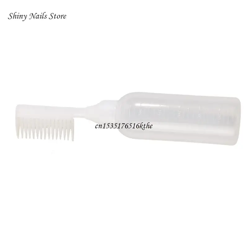 Hair Dye Bottle Root Comb Applicator Bottle Hair Coloring Dispensing Bottle Dropship