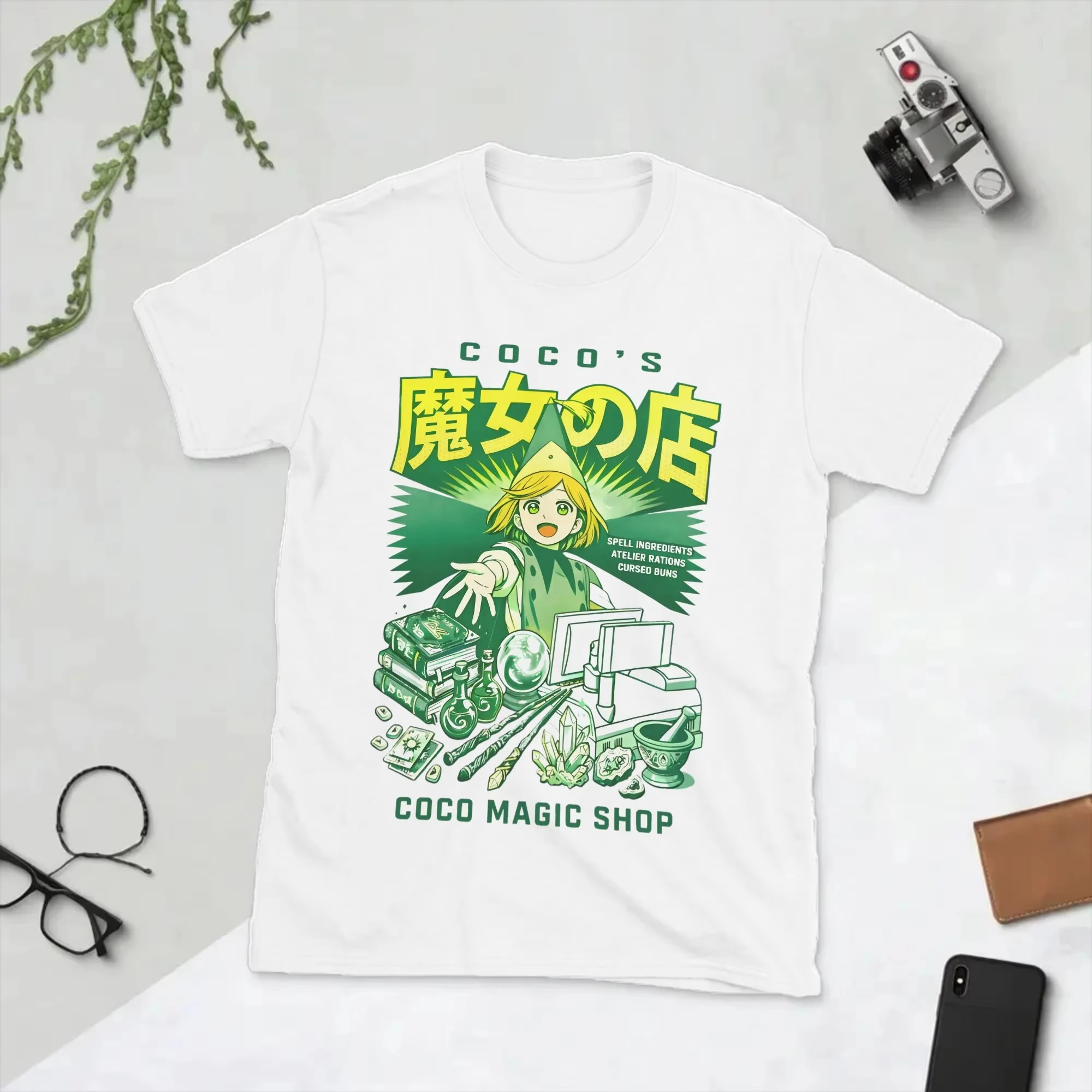 Witch Hat Atelier T-shirt Summer Short Sleeve Male Tshirts Casual Fashion Oversized Unisex Streetwear Trendy Cotton Couples soft