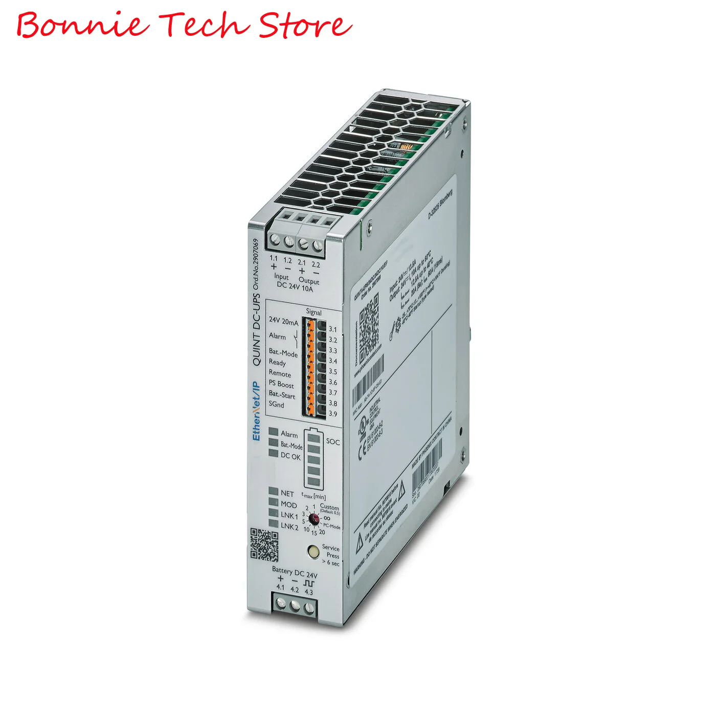 

2907069 for Phoenix Uninterruptible power supply - QUINT4-UPS/24DC/24DC/10/EIP