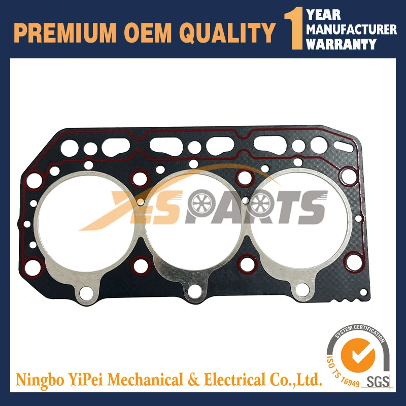 For Yanmar Tractors 3TNB84 Engine Head Gasket