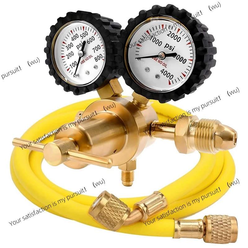 Nitrogen Regulator With 0-800 PSI Delivery Pressure,Hose CGA580 Inlet Connection And 1/4In Male Flare Outlet Connection-N29R