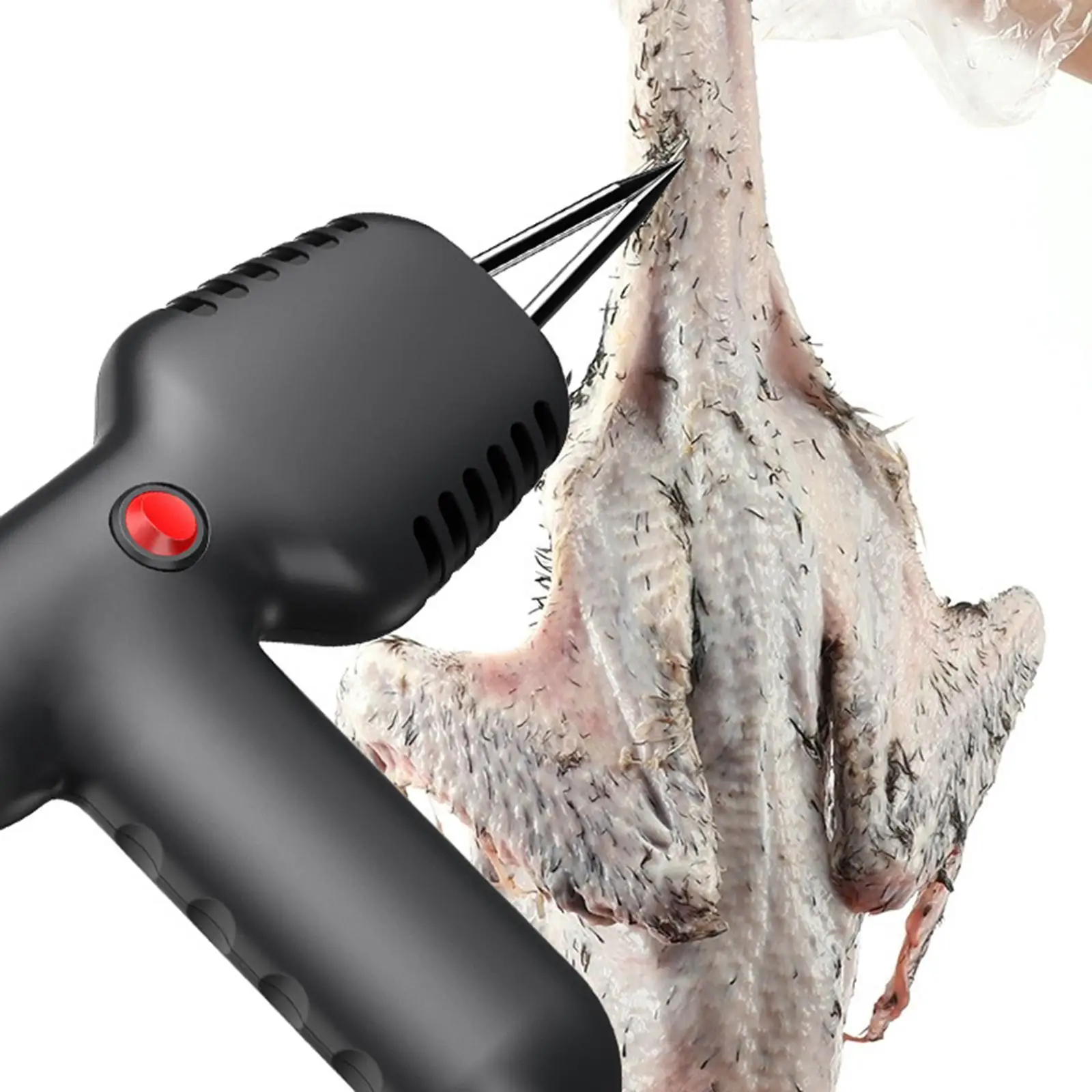 Electric Poultry Plucker Epilator Small Feather Removal Machine Chicken Defeather Machine for Turkey Goose Chicken Plucking Bird