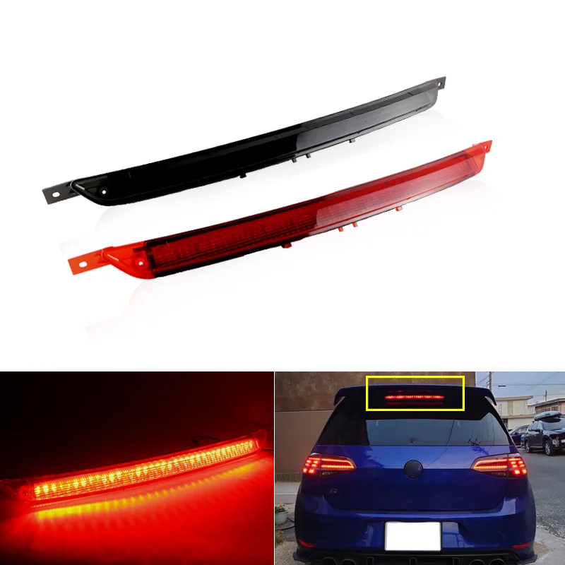 

Replace 5G6945087A For VW Golf VII MK7 GTI GTD GTE R e-Golf 2013-2020 Led High Level Third Brake Light Additional Tail Stop Lamp