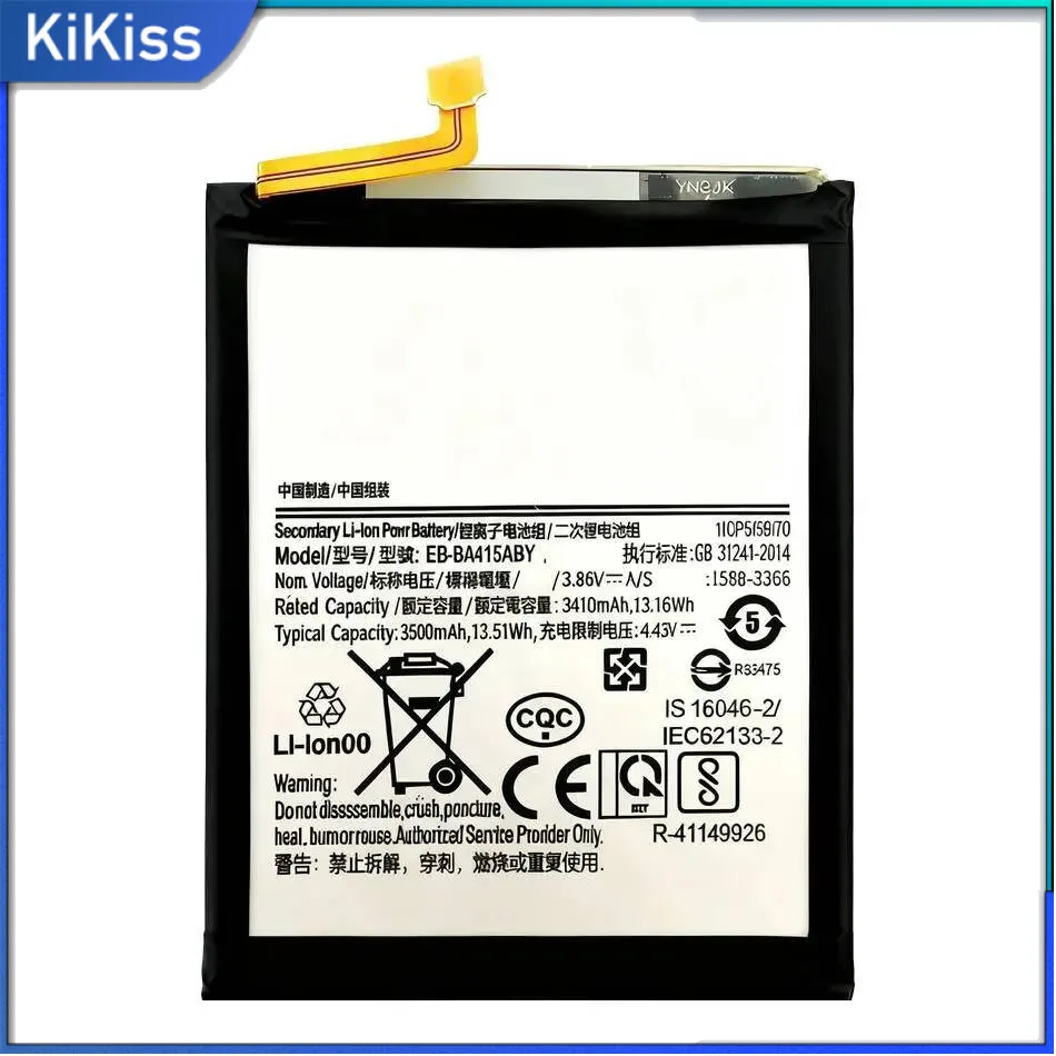 

Lightweight Long-Lasting For Samsung Galaxy A41 A415 A415F Mobile Phone Battery 3500Mah EB-BA415ABY