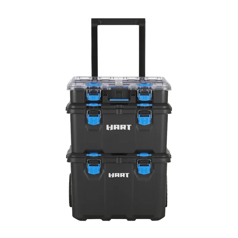 

HART 7 Parts Modular Organization Storage Large Tool Box Portable Mobile Toolbox