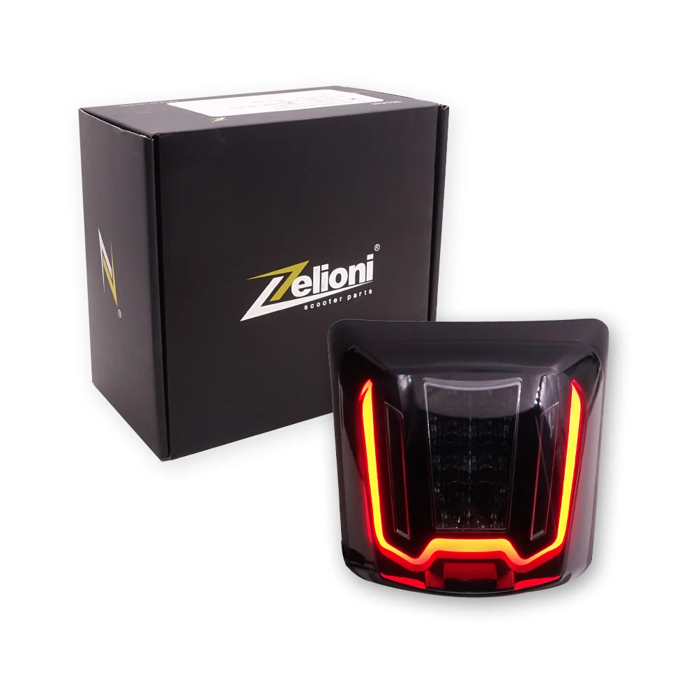 LED Motorcycle Taillight Sequential Brake Light by ZELIONI With Adaptive  Provides Performance Toned For VESPA GTS GTV