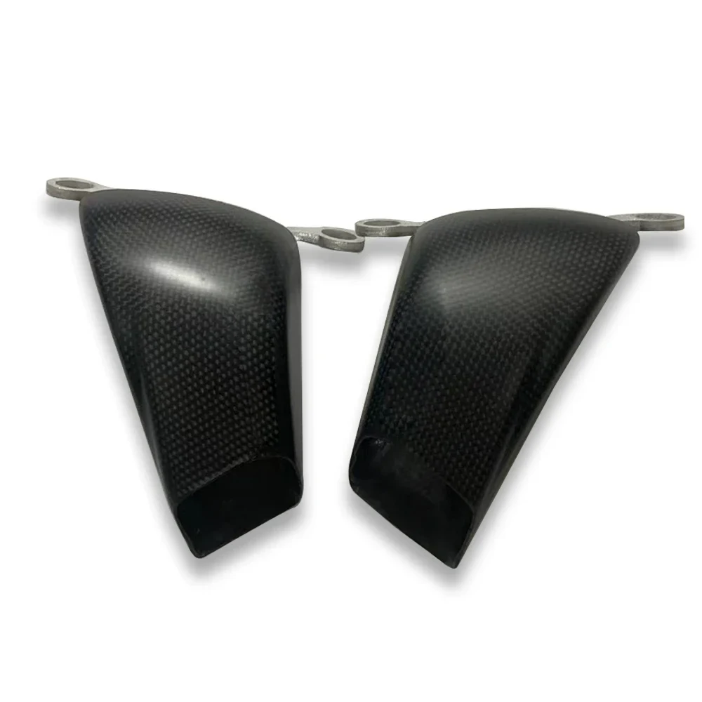 Motorcycle parts modification carbon fiber front brake air duct caliper For Augusta TV MV800 radiator cover