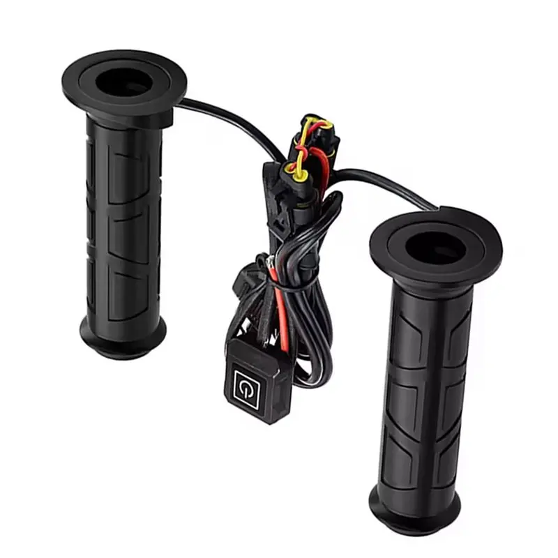 Dependable-Electric Heated Grips Handlebar For ATV Intelligent Three-Speed Heating Handgrips For 22Mm Diameter 12V
