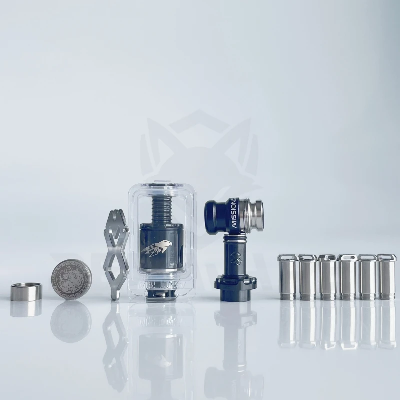 MISSION KB2 Full Kit (BORO + DOTMISSION SYSTEM) Style RBA Tank Full Kit For BB / Billet / Boro / DotAIO V1 V2