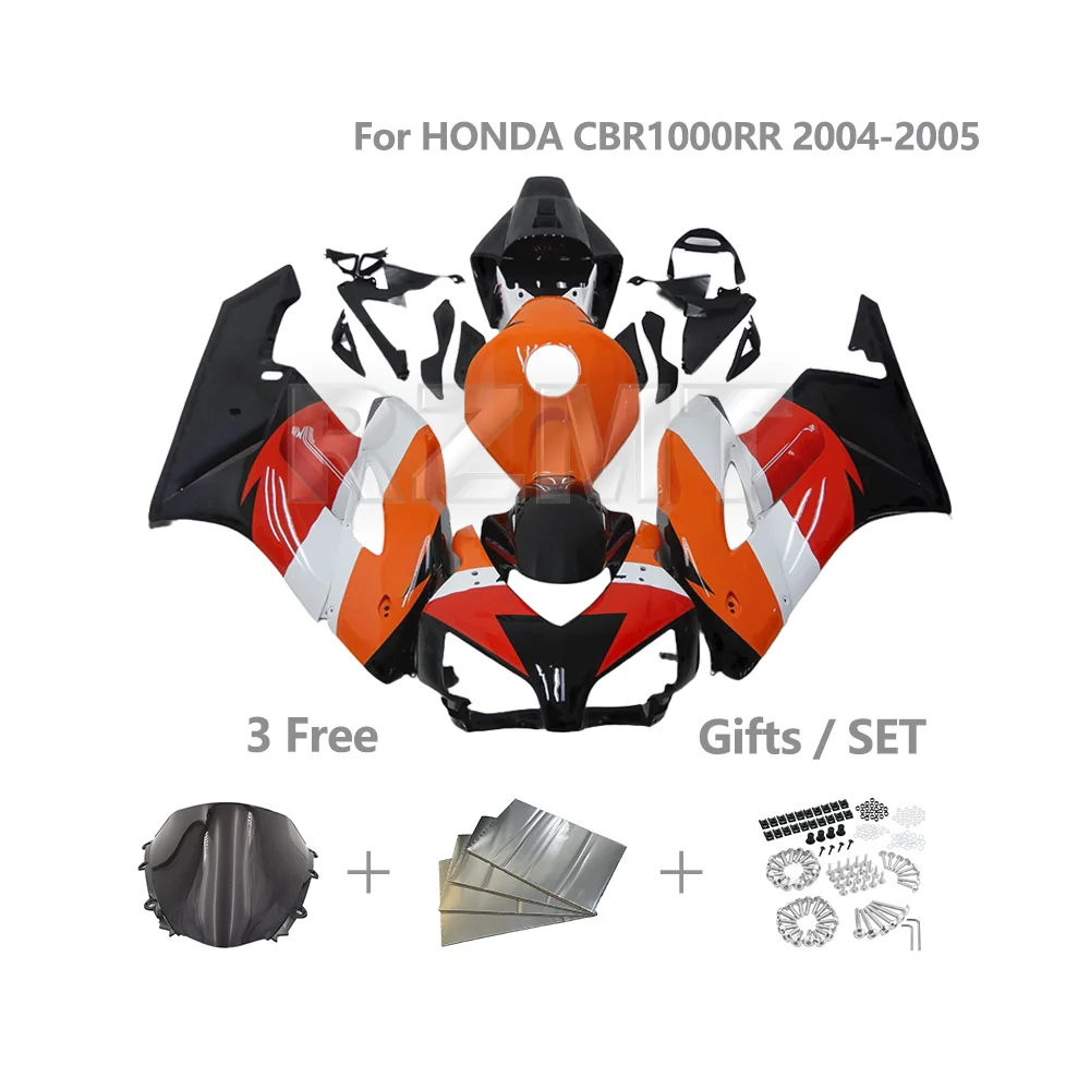 

Комплект обтекателя мотоцикла для HONDA CBR1000RRR 2004-2005 CBR 1000RR ABS, инъекционные индивидуальные обтекатели, комплект деталей для кузова H1005-134a