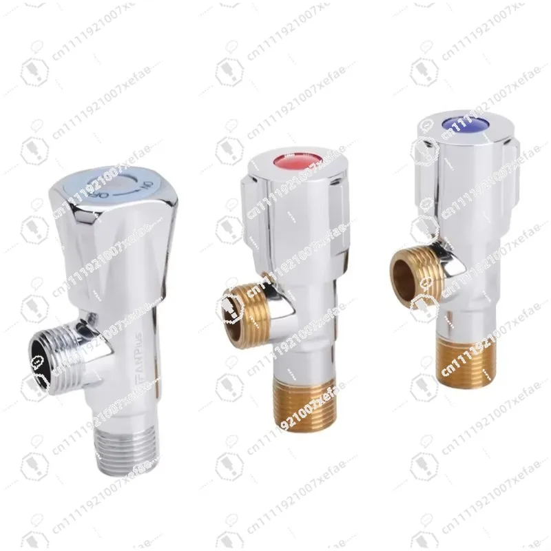 

1/2 inch Universal Angle Valve Toilet Water Heater Thickened Stainless Steel Manual Ball Check Hot and Cold Valve