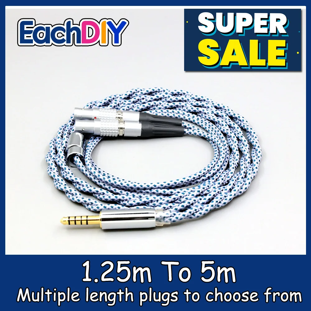 

99% чистый серебристый микс Графеновый OCC экранирующий кабель для наушников для фокусной утопии Точная гарнитура LN008647