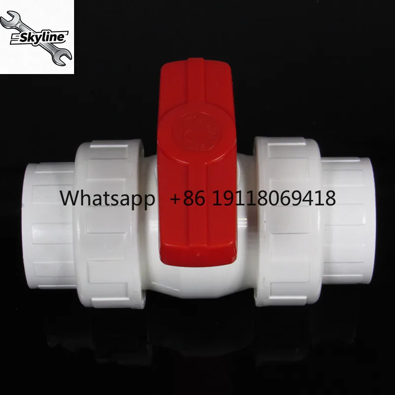 double live connection ball valve door switch kitchen sewer 50mm drain pipe anti-backflow, deodorant