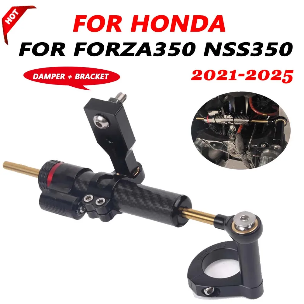 

Мотоциклетный стабилизатор с ЧПУ, полный монтажный кронштейн рулевого управления для Honda Forza 350 NSS350 2018-2023 Forza350 2024 2025