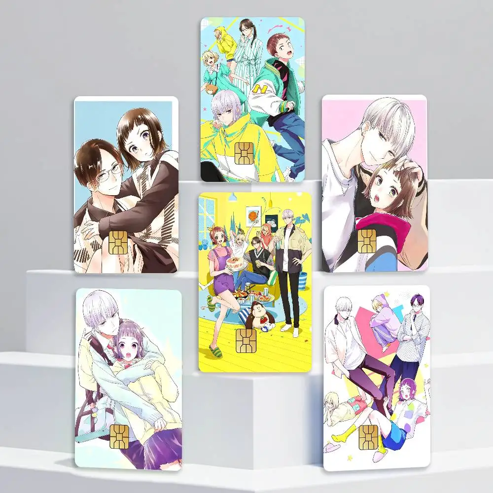 Manga Sorry About My Little Brothers(2) Card Stickers for Bank Access Protective Waterproof Film Cover Sticker Gift