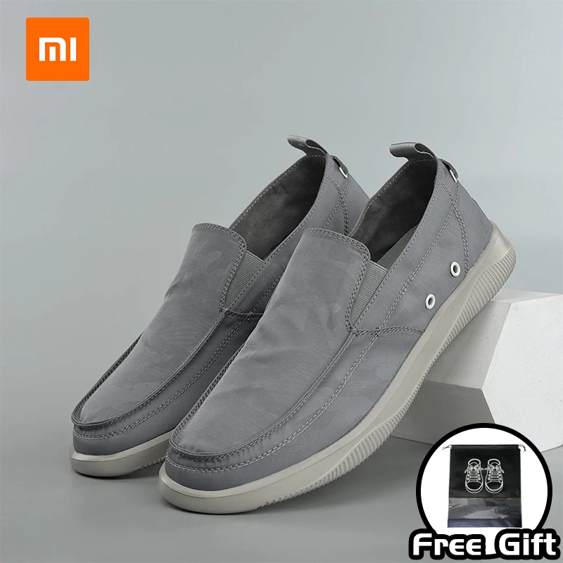 Xiaomi ZHULV Zapatos Casuales para Hombre Mocasines Zapatos Casuales de Seda de Hielo Antideslizantes Transpirables Suaves y cómodos