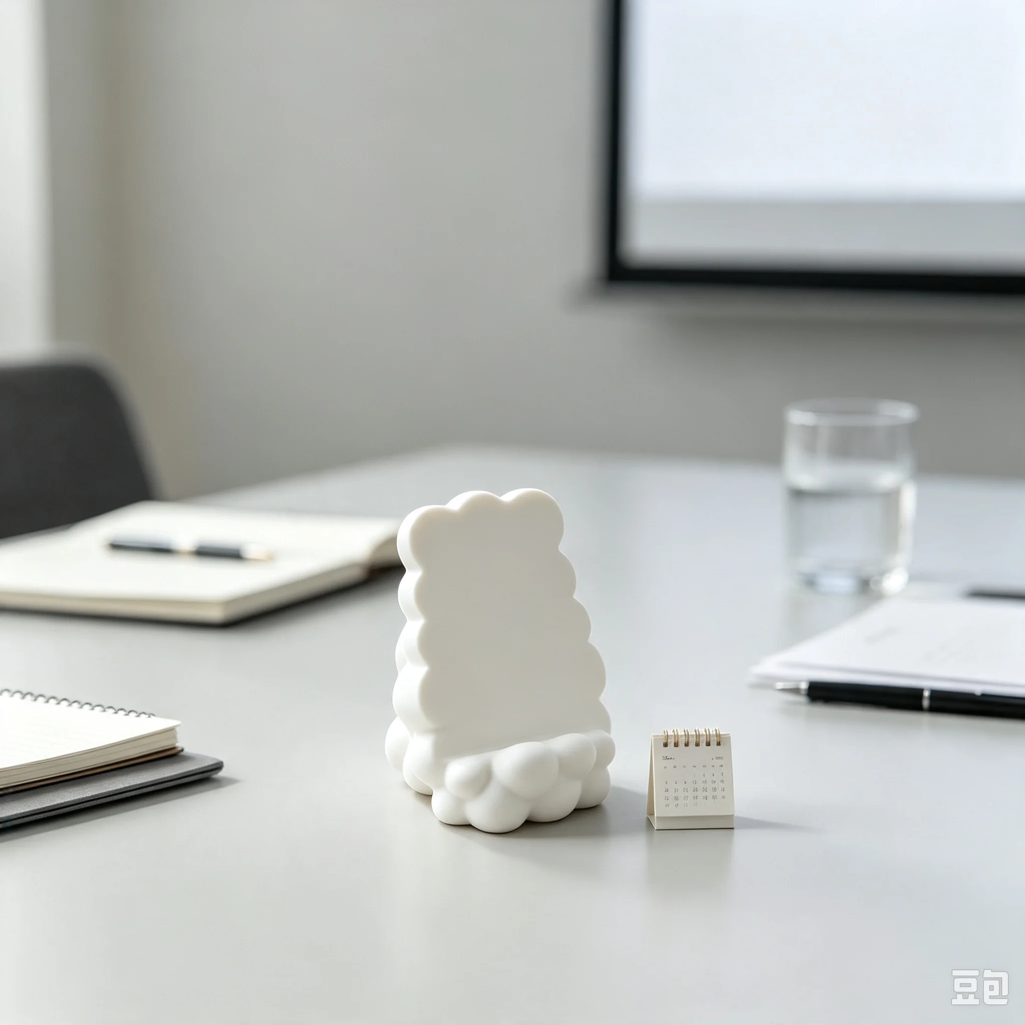 3D‑Printed Cloud Shaped Plastic Phone Holder Cute Cloud Desktop Cell Phone Bracket Office Smartphone Stand Home Decor Accessory
