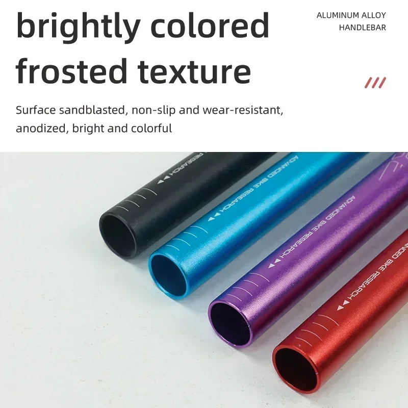 Fotografia 6: Wake mtb mountain bike andorinha guiador liga de alumínio 720mm 780mm diâmetro 31.8mm 313g textura fosca acessórios da bicicleta peças