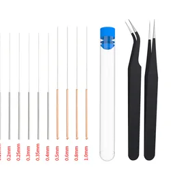 3D Printing Nozzle Cleaning Steel Needle Wiper Nozzle Needle Stainless Steel Tweezers