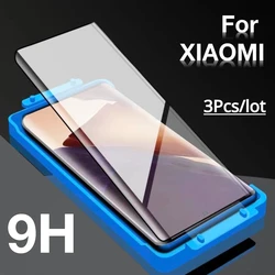 3Pcs Ceramic Hydrogel Film For Xiaomi Mi 14 Ultra 13 12 11 10 12X 12S Pro CIVI 4 CC9 Note 13 Pro+ Screen Protector + Install Kit