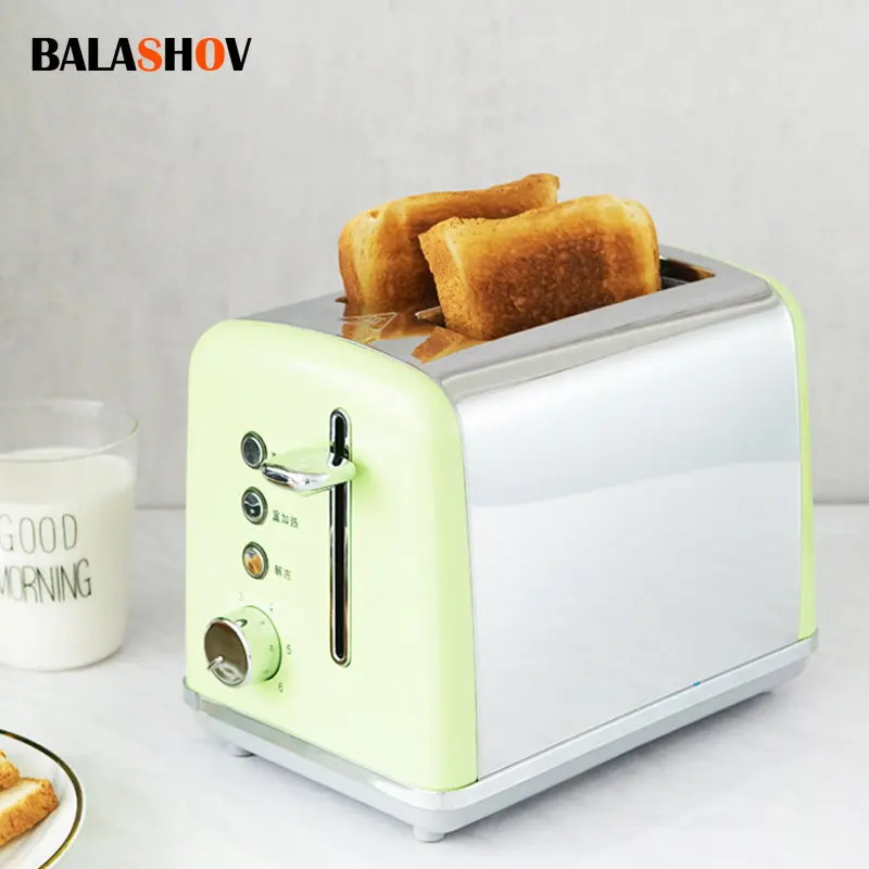 

Bread Toaster Bread Maker Machine Toasters Cooking Appliance Home Kitchen 6 Operating Modes Mini Auto Breakfast Toaster טוסטרים