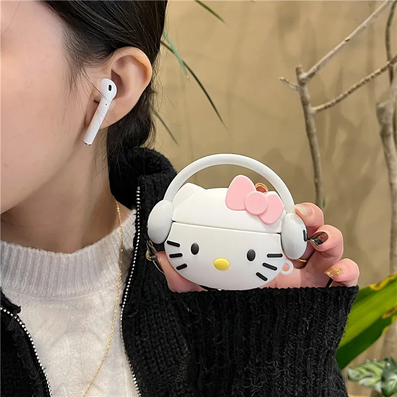 Cartoon Oortelefoon Hoesje Voor Apple Airpods 1 2 3 Pro 2 Case 3d Schattige Anime Siliconen Oortelefoon Hoesjes Oordopjes Accessoires