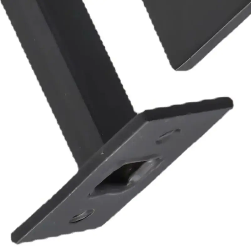 Soporte Soportes de pasamanos Soporte de pasamanos de escalera de mano negro Acero inoxidable 304 Durabilidad duradera Dimensiones perfectas