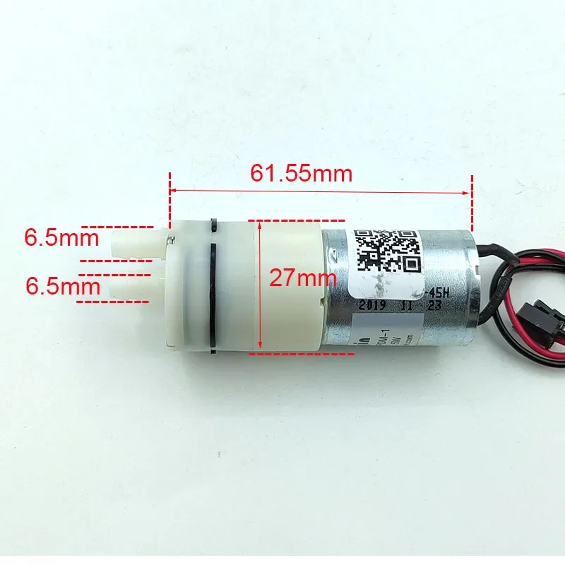 JYPDM-1 DC12V 5W 0.8-1L/min Small Motor Water Pump Diaphragm Self-priming Suction Pump Tank Tea Table  With Silicone Bracket