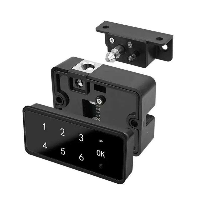 

[LXYA68Z!] Electronic Induction Smart Fingerprint Lock, Password Lock, Drawer Lock, Cabinet Lock, Cabinet Door Lock