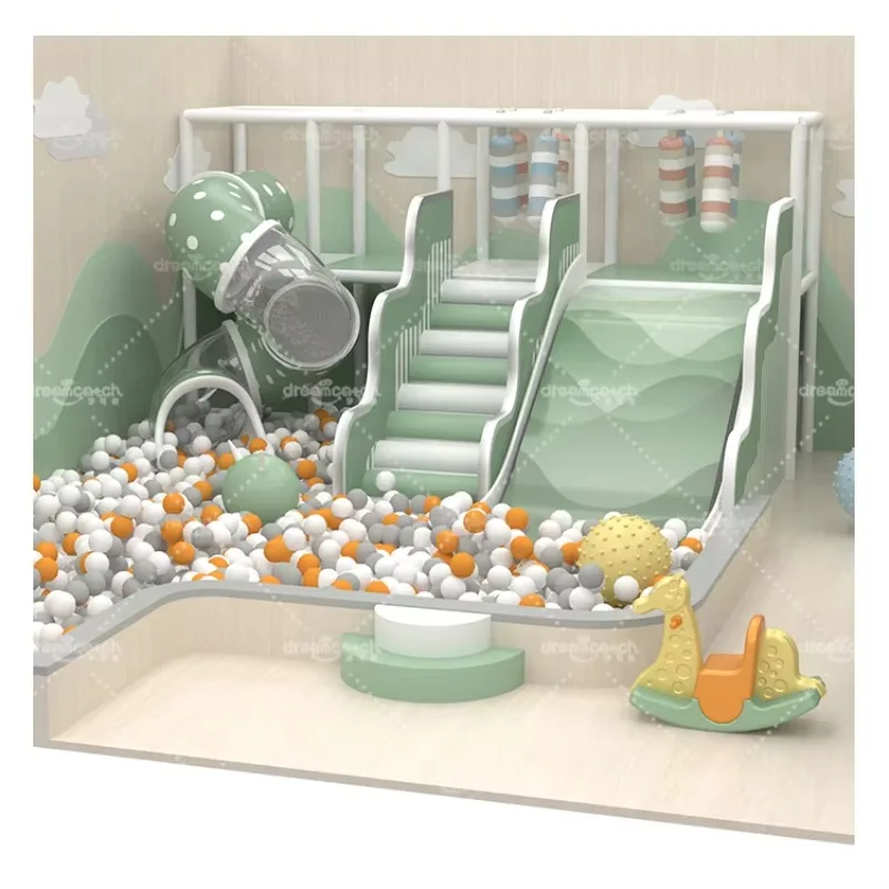 Customized 100 square meters commercial toddler ball pool kids role-playing games children soft play indoor playground set