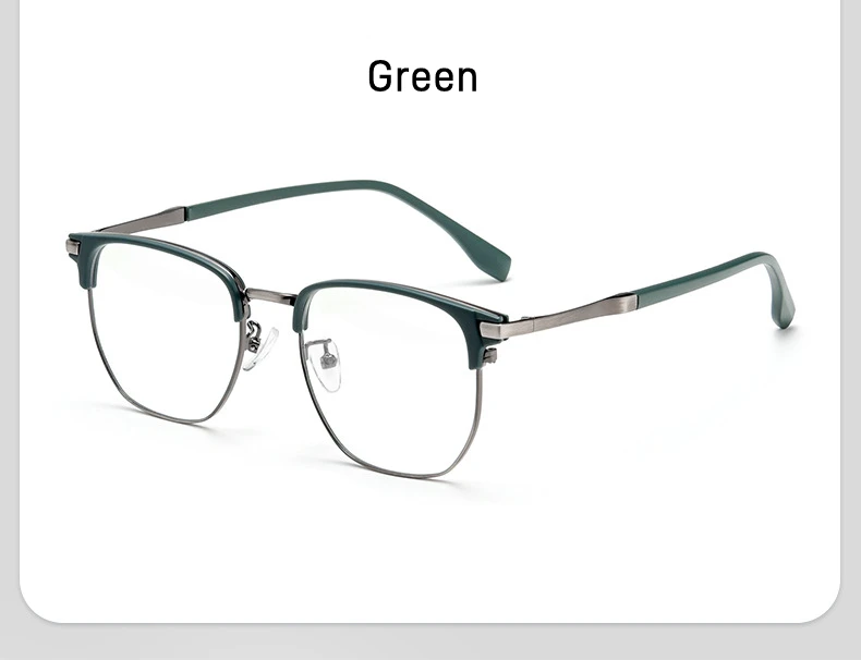 80523 Hochwertige Retro-Lesebrille mit großem Rahmen für Herren, Computer-Anti-Blaulicht-Brille, professionell anpassbare Presbyopie-Brille – Detail 10