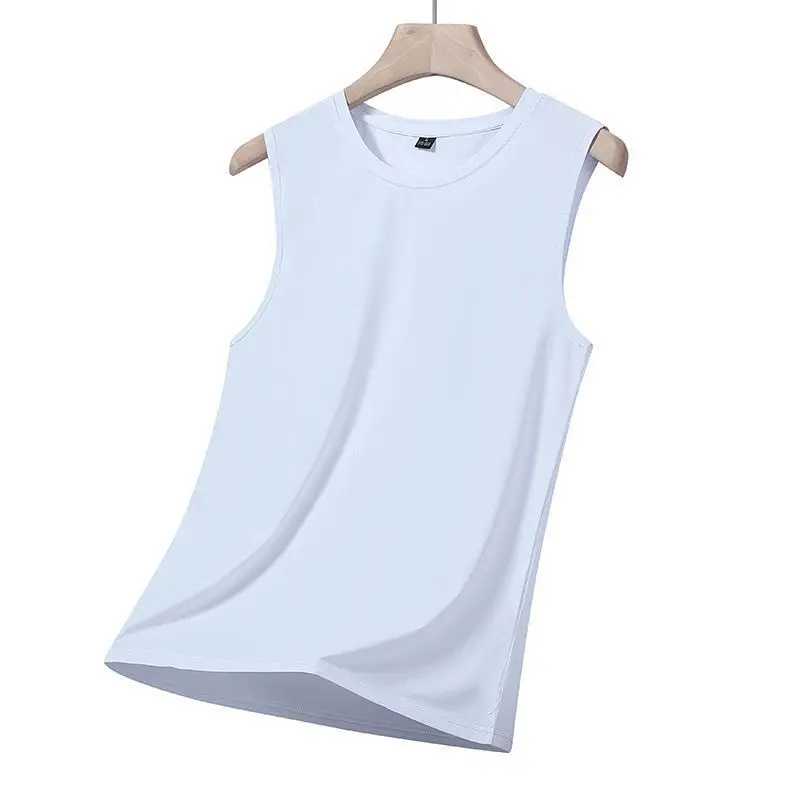 Sommerliches Acetat-Satin-T-Shirt für Herren, leichtes, glänzendes T-Shirt für Herren und Damen, hautfreundlich, trendig, hochwertig, bequemes Strand-Shirt