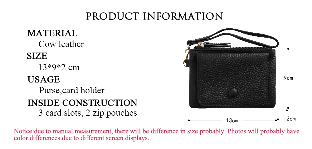 Benutzer definierte Buchstaben Frauen Münz geldbörse Echt leder Dame Schlüssel bund Karten halter kleine Lanyard Brieftasche personalisieren Name Reiß verschluss Armband Tasche – Detail 2