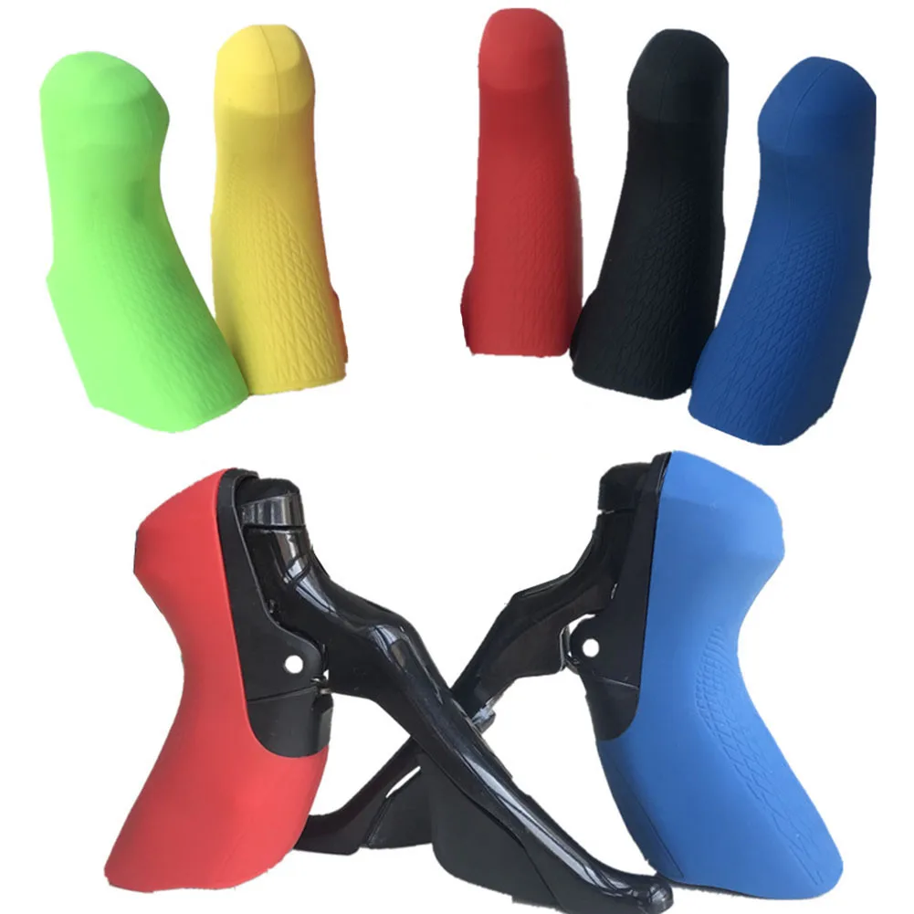 

Накладки на тормозные рычаги, как показано на фото, накладки на тормозные рычаги для велосипеда, комфортный захват, улучшенная устойчивость, долговечность, для ST-R7000