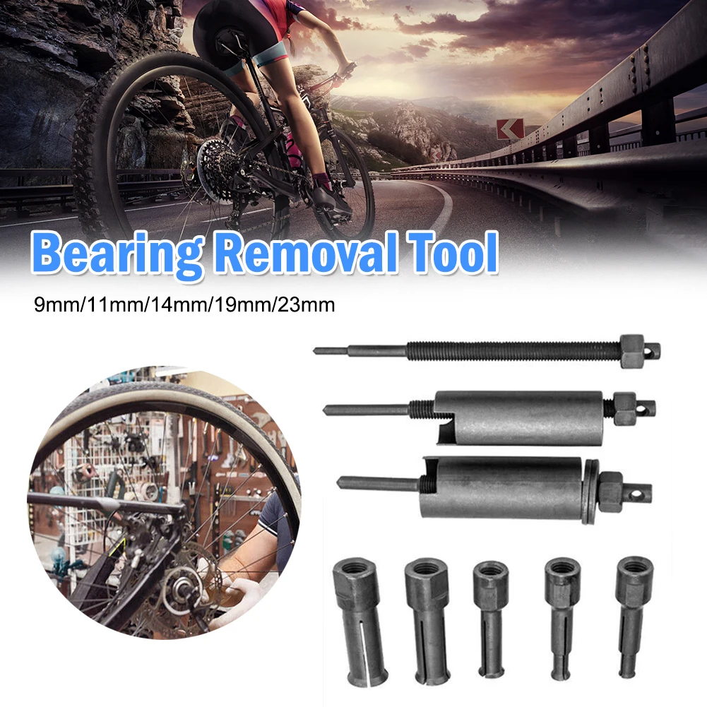 Bike Bearing Disassembly Tool Bearing Puller Remove Set Motorcycle Bearing Pulling Extractor Tool Kit Bicycle Repair Accessories