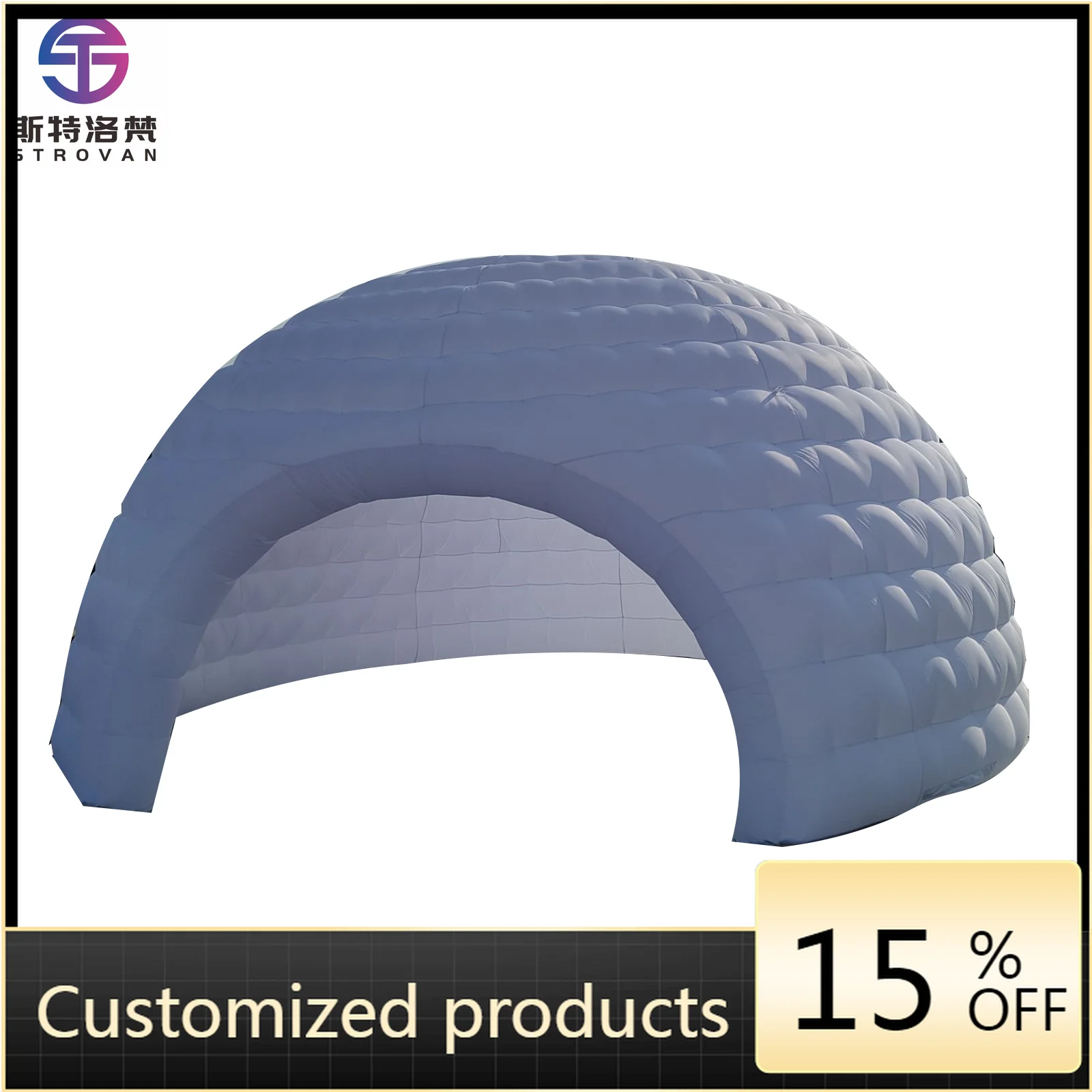 

STLF Superior Quality White Inflatable Igloo Tent | Large Commercial Outdoor Tent for Events, Sales & Parties, Tent Inflatable D