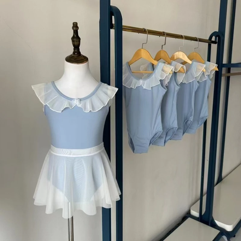 Vêtements de danse pour filles, justaucorps de Ballet, Costume de spectacle, uniforme de pratique de danse de gymnastique, tenue Tutu de Ballet, vêtements pour enfants
