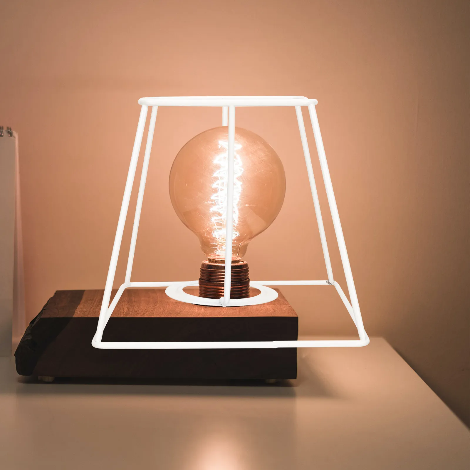 

DIY Lampshade Frame Square Wrought Iron Table Light Stand Desk Chandelier Bracket Lighting Accessories Sturdy Durable
