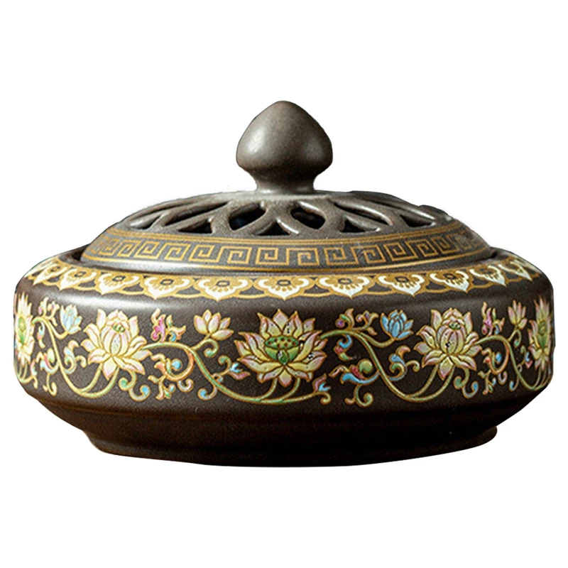 

Incense Burner Holder Coil Cones Stick Incense Home Decor Tea Room Yoga Room Desktop Ornaments